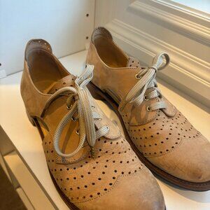 The Office of Angela Scott Nubuck Oxfords